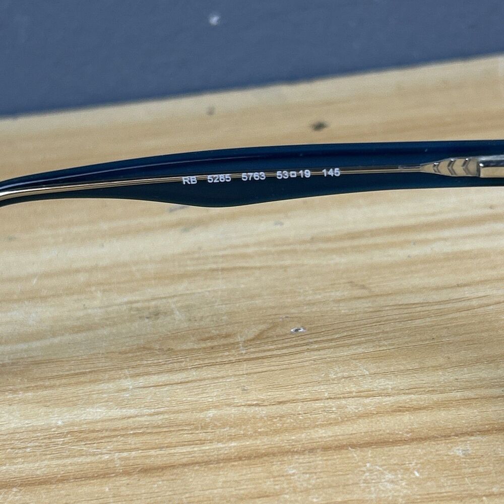 Ray-Ban Eyeglasses Frame RB 5285 5763 Blue Full Rim 53-19-145  FRAMES ONLY - Picture 6 of 7